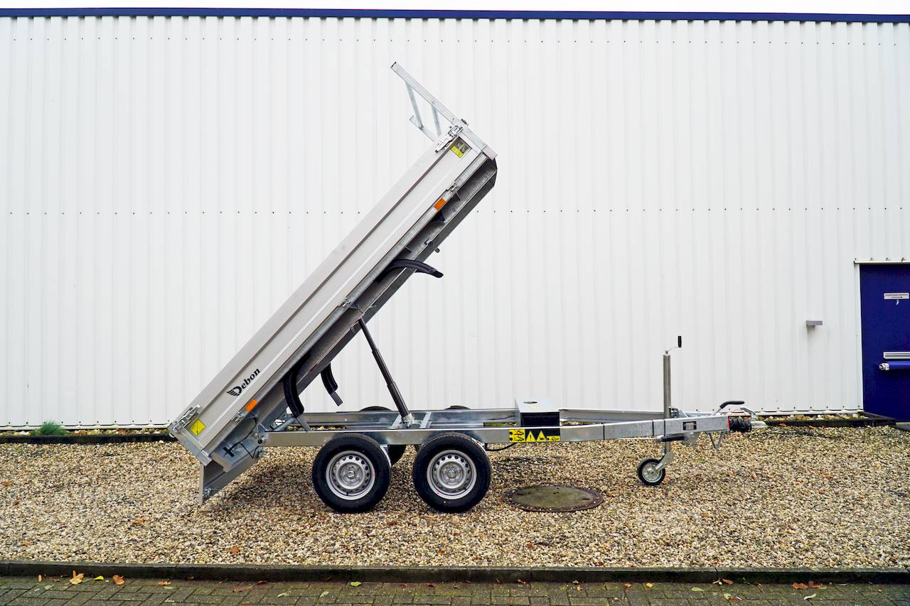Cheval Liberté Debon PW1.2 LUX Rückwärtskipper 2000 kg mit Elektrohydraulik – 306 x 155 x 30 cm