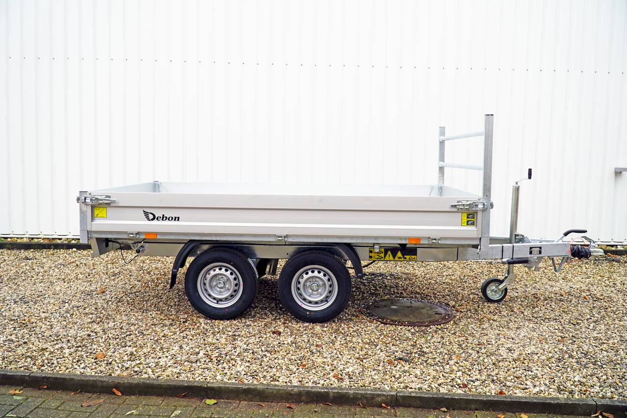Cheval Liberté Debon PW1.2 LUX Rückwärtskipper 2000 kg mit Elektrohydraulik – 306 x 155 x 30 cm – Bild 8