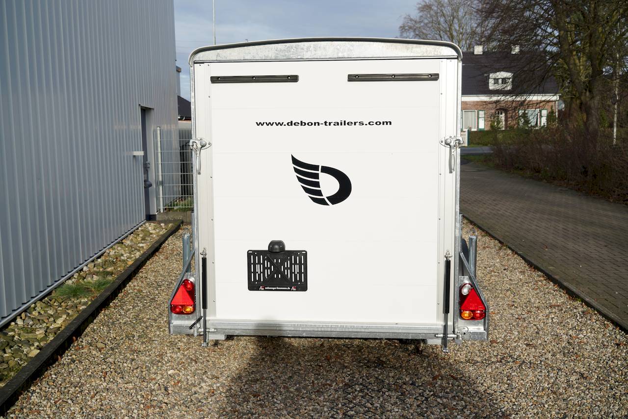 Cheval Liberté Debon Cargo 1300 Kofferanhänger 1300 kg – Weiß – Bild 4