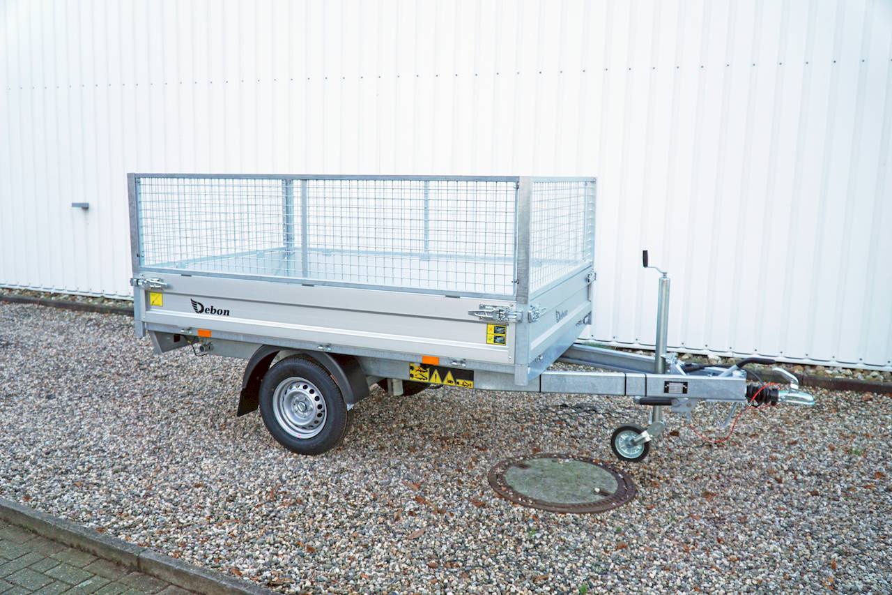 Cheval Liberté Debon PW0 LUX Rückwärtskipper Anhänger 1500 kg – Gitteraufsatz 250 x 160 x 90 cm mit Elektrohydraulik – Bild 5
