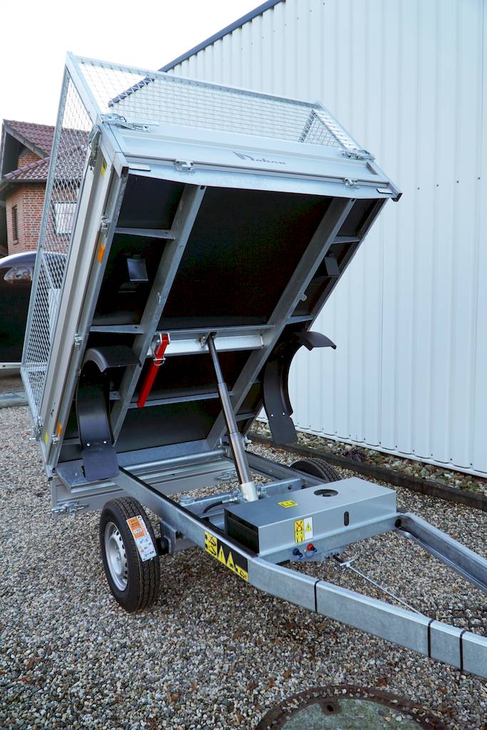 Cheval Liberté Debon PW0 LUX Rückwärtskipper Anhänger 1500 kg – Gitteraufsatz 250 x 160 x 90 cm mit Elektrohydraulik – Bild 4