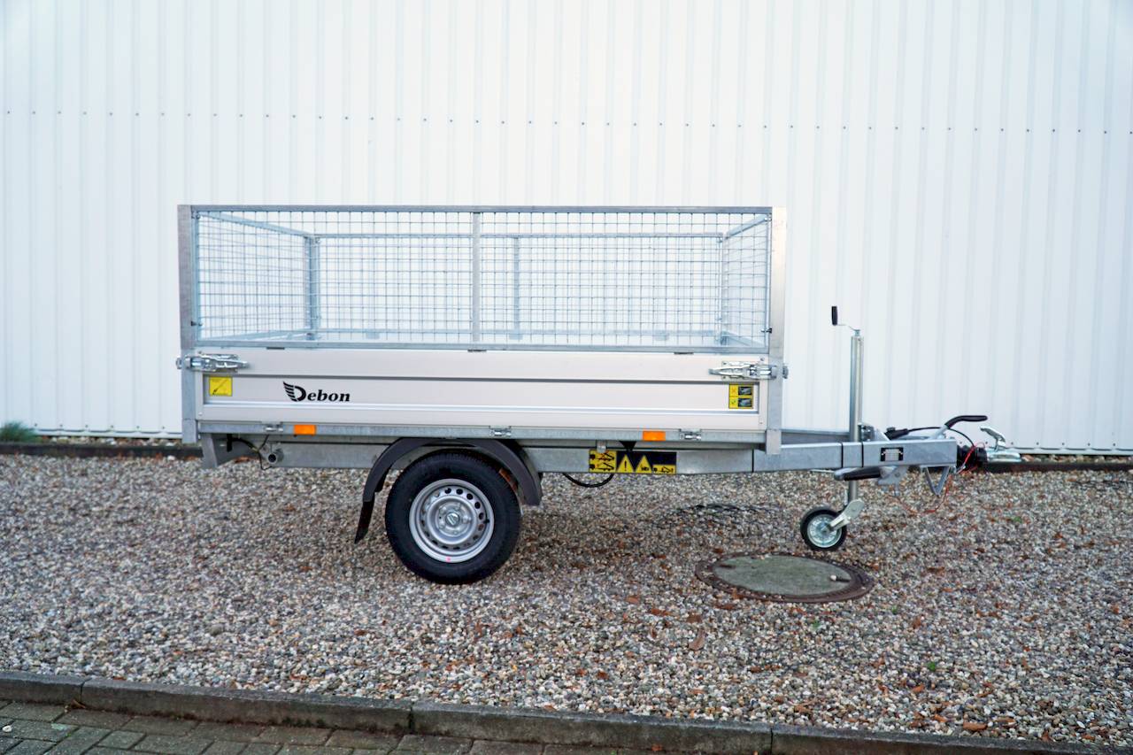 Cheval Liberté Debon PW0 LUX Rückwärtskipper Anhänger 1500 kg – Gitteraufsatz 250 x 160 x 90 cm mit Elektrohydraulik – Bild 6