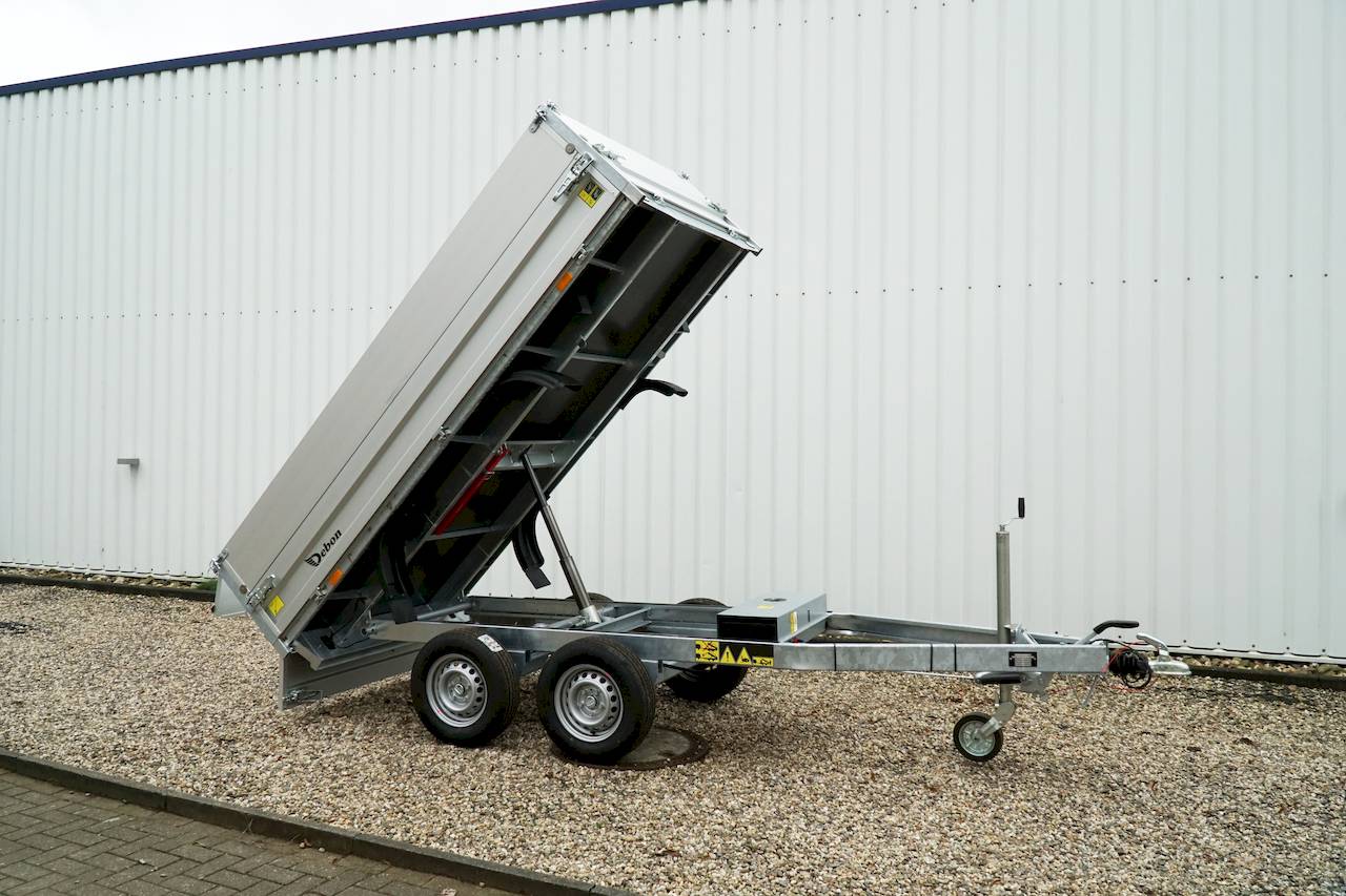 Cheval Liberté Debon PW1.2 LUX Rückwärtskipper 2000 kg mit Bordwandaufsatz und Elektrohydraulik – 306 x 155 x 60 cm – Bild 2