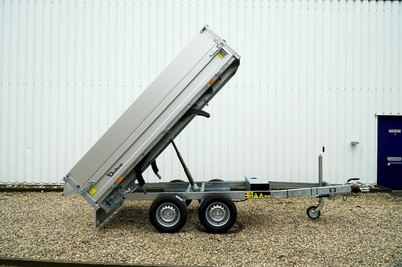 Cheval Liberté Debon PW1.2 LUX Rückwärtskipper 2000 kg mit Bordwandaufsatz und Elektrohydraulik – 306 x 155 x 60 cm