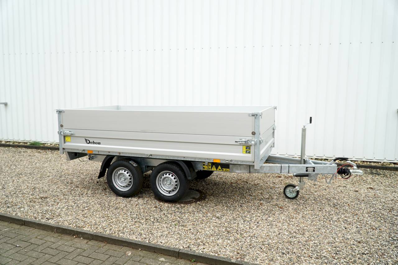 Cheval Liberté Debon PW1.2 LUX Rückwärtskipper 2000 kg mit Bordwandaufsatz und Elektrohydraulik – 306 x 155 x 60 cm – Bild 8