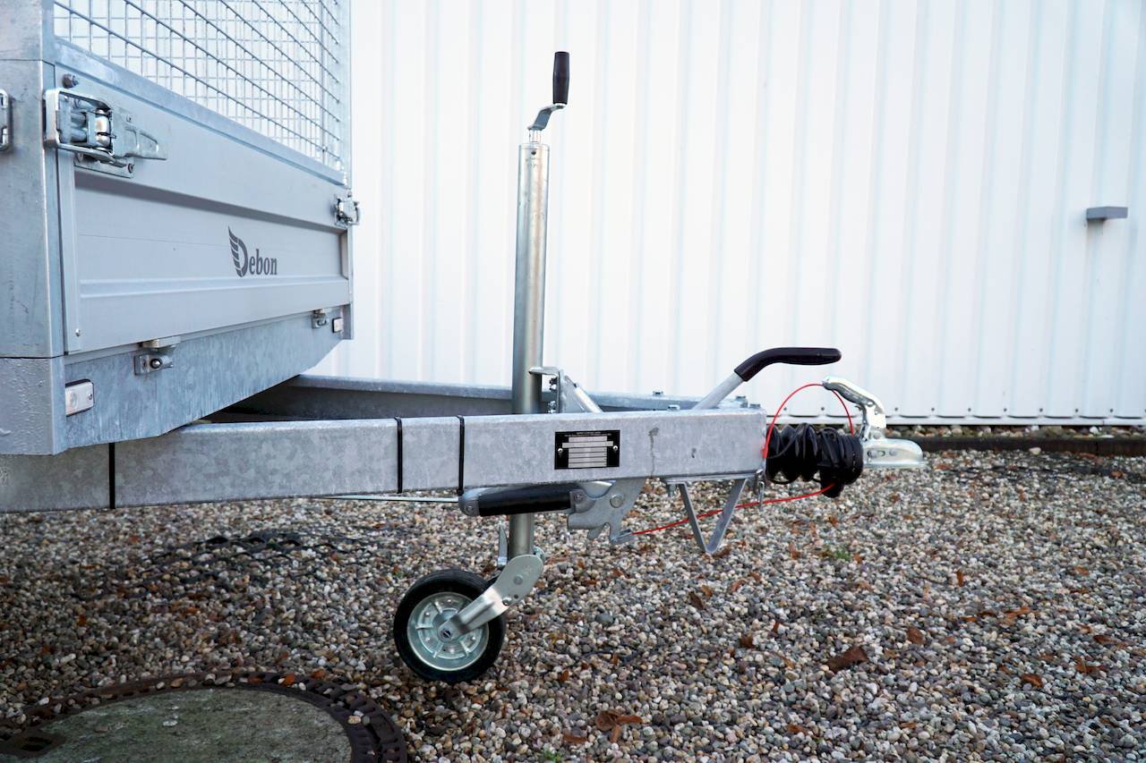 Cheval Liberté Debon PW1.2 LUX Rückwärtskipper 2000 kg mit Gitteraufsatz und Elektrohydraulik – 306 x 155 x 90 cm – Bild 7