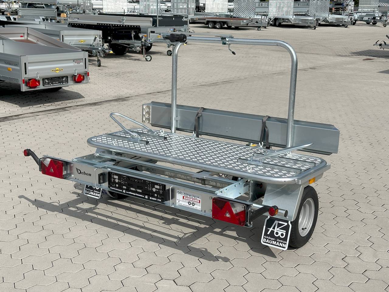 Debon Roadster Camp | Wohnmobilanhänger 80X200CM 750KG Motorradanhänger | Fahrradanhänger