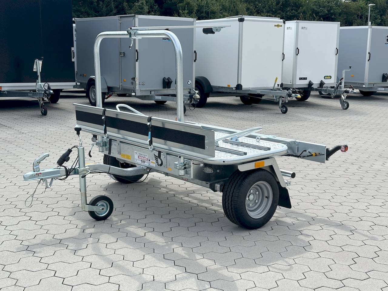 Debon Roadster Camp | Wohnmobilanhänger 80X200CM 750KG Motorradanhänger | Fahrradanhänger – Bild 3