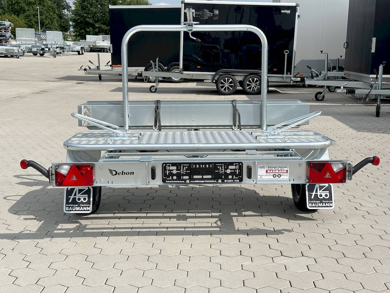 Debon Roadster Camp | Wohnmobilanhänger 80X200CM 750KG Motorradanhänger | Fahrradanhänger – Bild 4