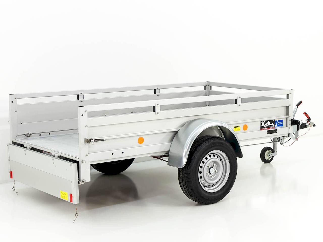 Koch-Anhänger 4.13 | Aluboden 250X125X45CM 1300KG Tieflader – Bild 4