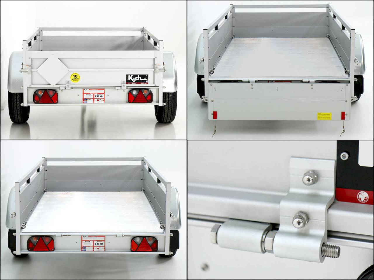 Koch-Anhänger 4.13 | Aluboden 250X125X45CM 1300KG Tieflader – Bild 7