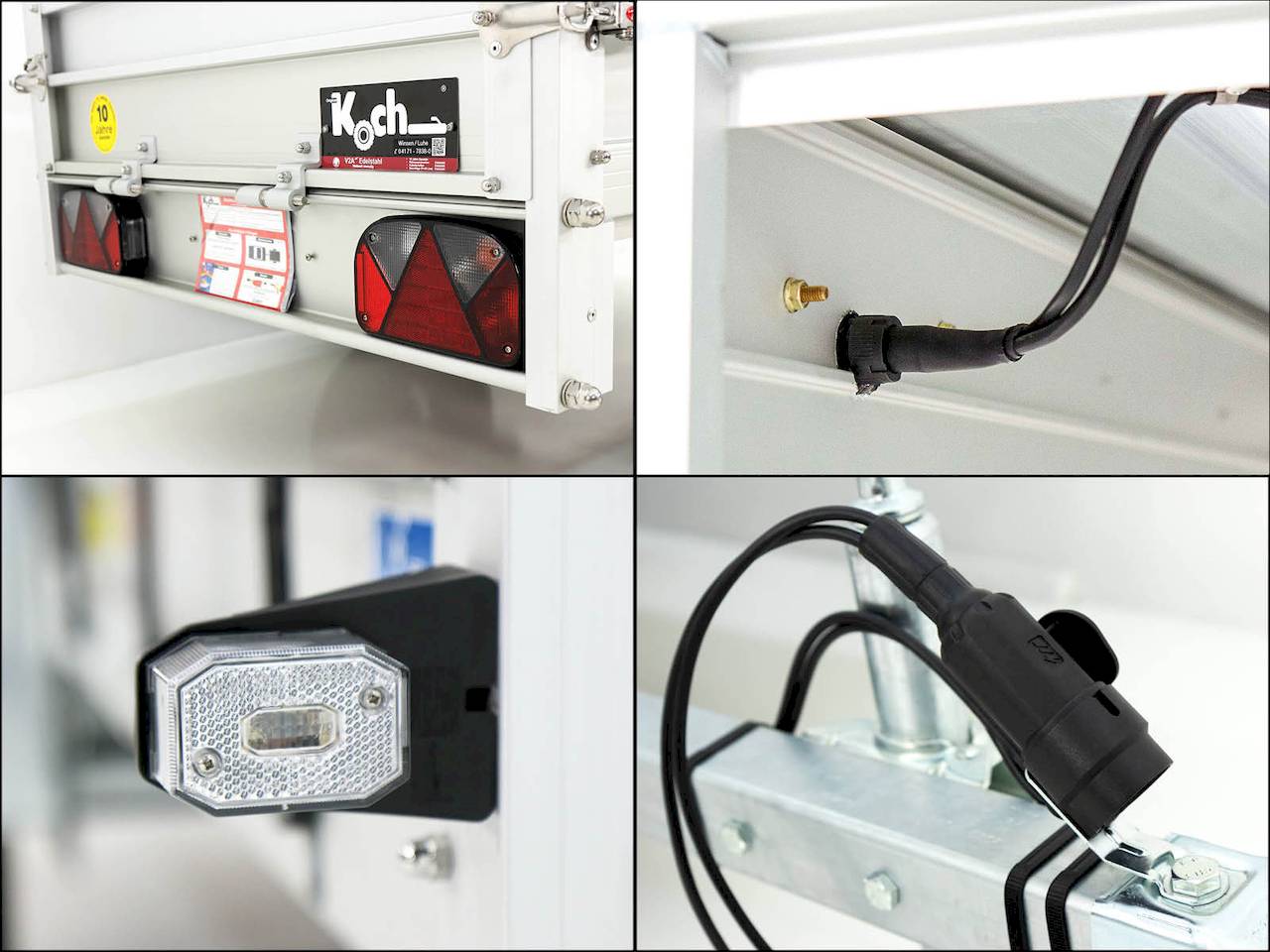 Koch-Anhänger 4.13 | Aluboden 250X125X45CM 1300KG Tieflader – Bild 8