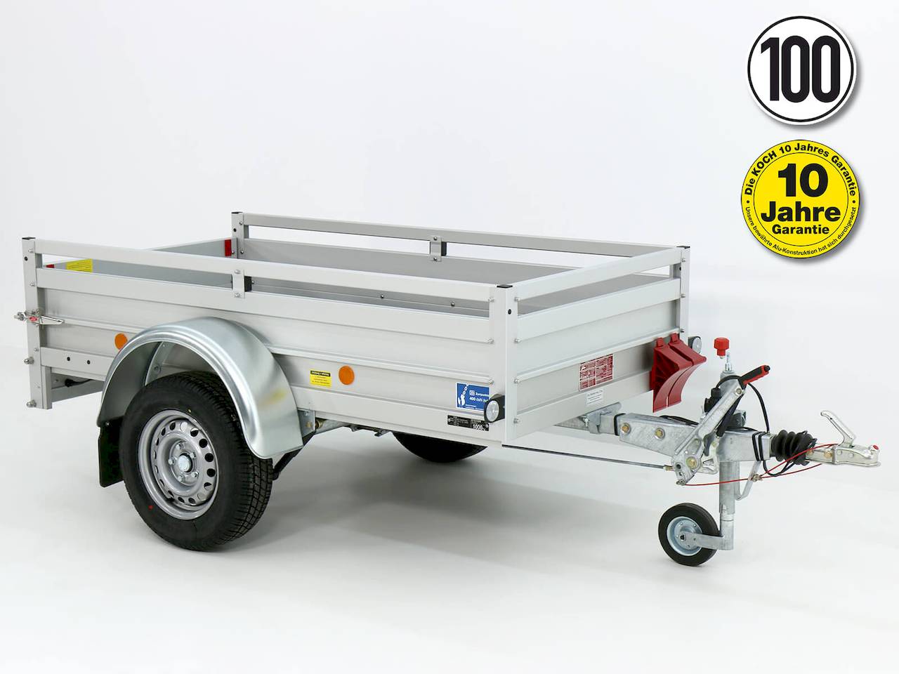 Koch-Anhänger B1000 | Aluboden 205X105X45CM 1000KG Tieflader – Bild 2