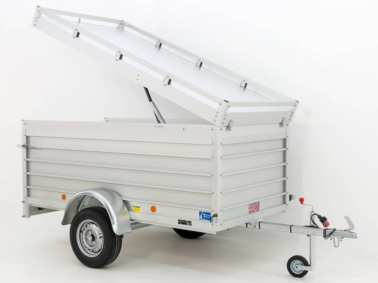 Koch-Anhänger U4 250X125X95CM 750KG | 3XBWE | Deckelanhänger