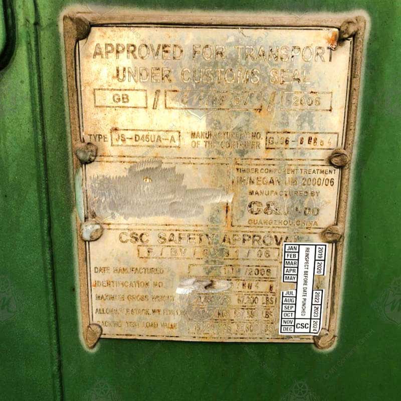 40 Fuss High Cube Seecontainer NARU 507804-2 – Bild 5